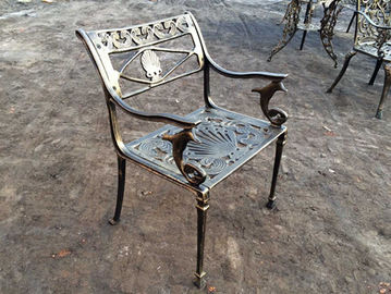 Fonte française de style en dehors de Tableau et de bronze antique de chaises pour le parc