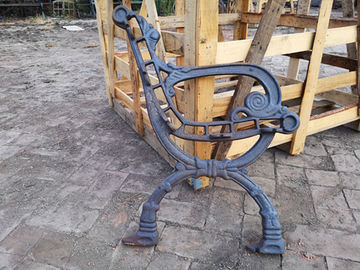 Extrémités antiques de banc de fer d'OutdoorCast pour la chaise de jardin, extrémités de banc de parc de fer
