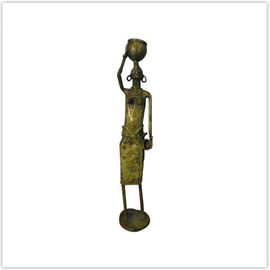 Le zinc antique fabriqué à la main de statues de fonte libèrent pour le bronze de silicium