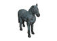 Statues animales de fonte européenne classique/ornements animaux jardin en métal