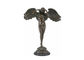 Statues adaptées aux besoins du client fabriquées à la main d'ange d'antiquité de taille de sculpture en fonte de jardin