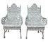 Extrémité en aluminium de Tableau de jardin de décor européen classique de fonte et de Tableau de chaise