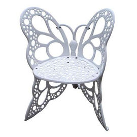 Chaises simples de fer travaillé de papillon et temps d'OEM de Tableau de cercle résistant