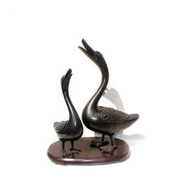 Statues fonte extérieure/d'intérieur/sculpture animales cygne de bronze