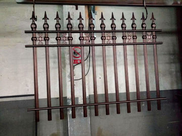 Rosettes de barrière de fonte de fer travaillé pour la barrière à la maison de barre de fer de décoration