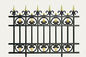 La décoration de jardin a adapté les panneaux aux besoins du client décoratifs de barrière en métal/porte/balustrades